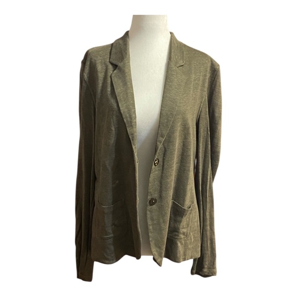 Linen Simons Contemporaine jacket & shirt set. 2 pc - Picture 5 of 16